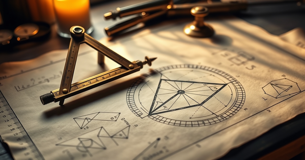 Scientific Symbolism in Masonic Diagrams — The Square and Compass as Mathematical Instruments